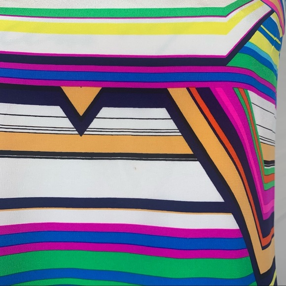 Amanda Uprichard Multicolor Pink Print Dress Sz. P - Picture 5 of 11